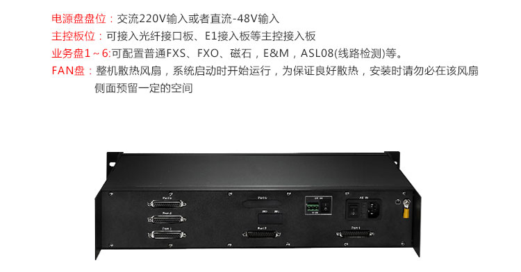HJ-A2020综合复用设备48路电话光端机连接方案说明