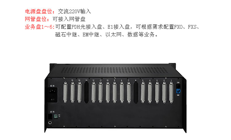HJ-A2040集中式综合复用设备 集中式电话光端机