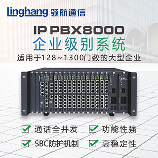 商路IP PBX8000数字程控交换机 LvSwitch